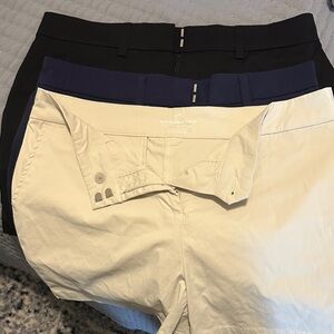 Southern Tide Women's Chino Shorts in Cream, Navy & Black (3-Pack) bundle